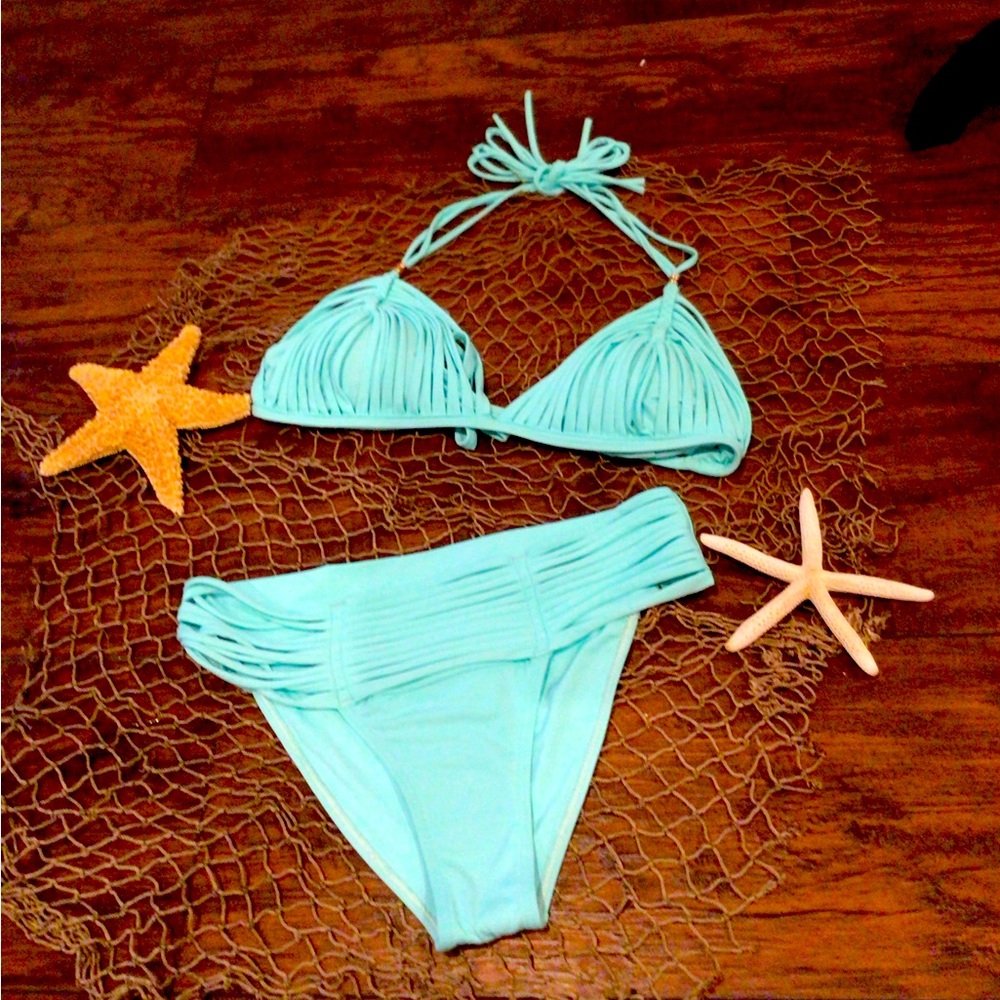 NWT Brazilian Designer Guria -Mint green Swimsuit from Brazil.